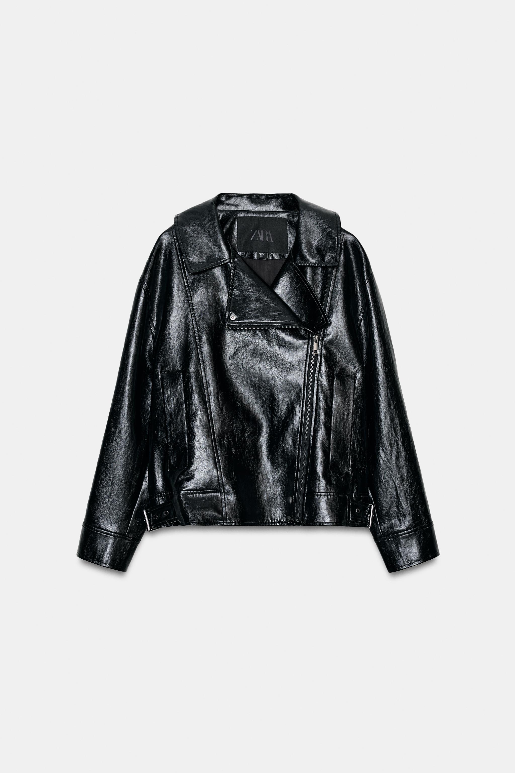 BLOUSON EFFET MATIÈRE SYNTHÉTIQUE ZW COLLECTION